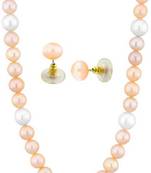 Multicolor pearl necklaces
