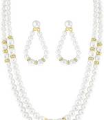 White pearl necklaces