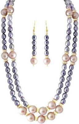 Multicolor pearl necklaces 1