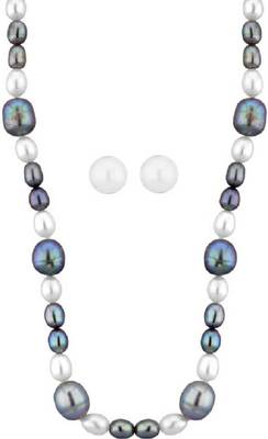 Multicolor pearl necklaces 1