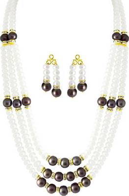 Multicolor pearl necklaces 1