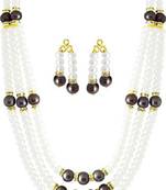 Multicolor pearl necklaces