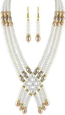Multicolor pearl necklaces 1