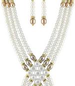 Multicolor pearl necklaces