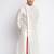 white plain Pattern Straight men kurta