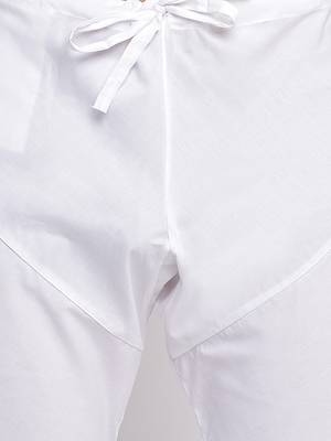 Black Cotton Chikankari Pattern Straight men kurta With Churidar 6