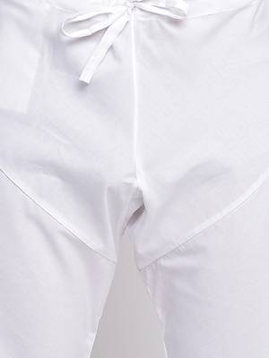 Deep Blue Cotton plain Straight men kurta With Churidar 6