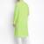 Light Green Cotton plain Straight men kurta With Churidar
