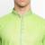 Light Green Cotton plain Straight men kurta With Churidar