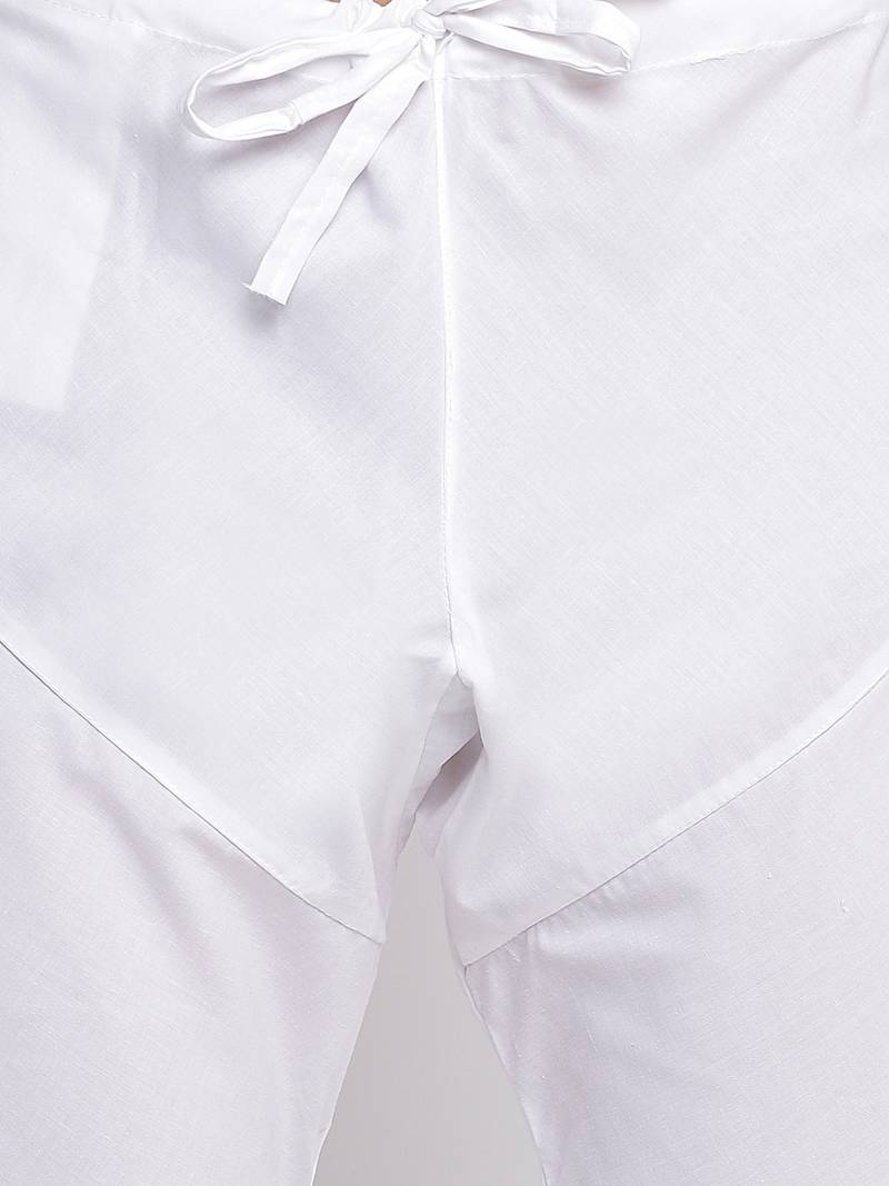 Light Green Cotton plain Straight men kurta With Churidar