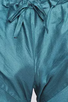 Firozi Art Silk Woven Straight men kurta With Churidar