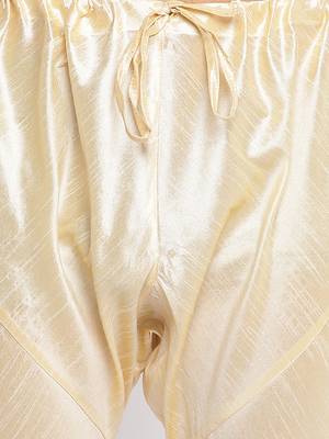 white Art Silk Woven Straight men kurta With Churidar 6