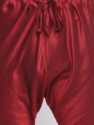 Fawn Art Silk plain Straight men kurta With Churidar 6