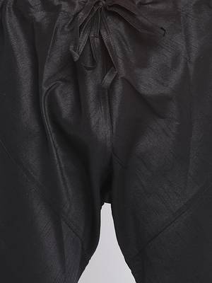 Silver Art Silk plain Straight men kurta With Churidar 6