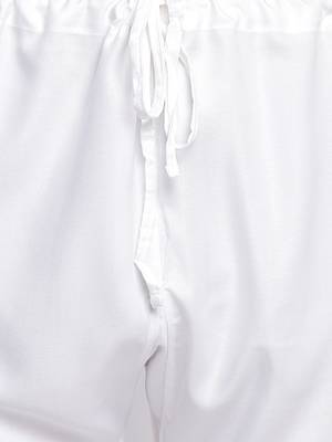 White Cotton plain Pathani Set 6