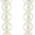 White pearl earrings