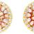 White pearl earrings