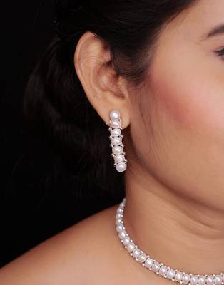 Natural Fresh Water Pearl  Choker Set From Hyderabad With Certificate of Authenticity 3