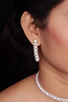 Natural Fresh Water Pearl  Choker Set From Hyderabad With Certificate of Authenticity