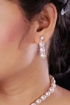 Natural Fresh Water Pearl  Choker Set From Hyderabad With Certificate of Authenticity