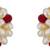 Multicolor pearl earrings