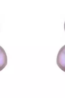 Grey pearl earrings