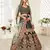 exotic dark green velvet heavily embroidered wedding bridal lehenga set choli with dupatta with diamond work