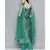 Kvsfab Women Green & Gold-Toned Ethnic Motifs Kurta with Trousers & Dupatta