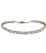 Multicolor agate waist-belt