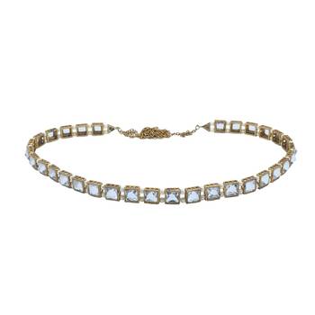Multicolor agate waist-belt 4