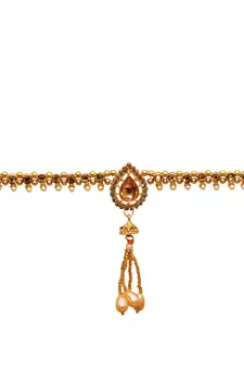 Multicolor agate waist-belt