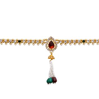 Multicolor agate waist-belt 4