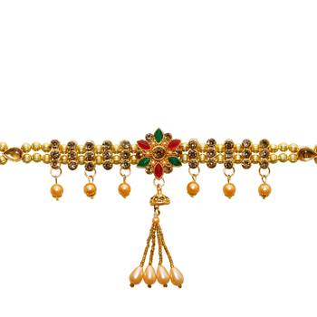 Multicolor agate waist-belt 4