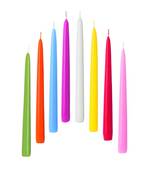 Atorakushon Smokeless Scented Multi Colour Taper Stick Candles for Decorations Home Decor Festival Pack of 8