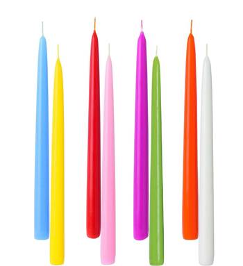 Atorakushon Smokeless Scented Multi Colour Taper Stick Candles for Decorations Home Decor Festival Pack of 32 2