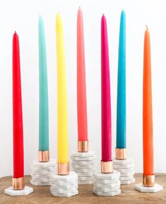 Atorakushon Smokeless Scented Multi Colour Taper Stick Candles for Decorations Home Decor Festival Pack of 32 4
