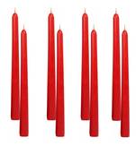 Atorakushon Smokeless Scented Red Colour Taper Stick Candles for Decorations Home Decor Festival Pack of 8