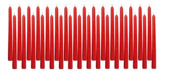 Atorakushon Smokeless Scented Red Colour Taper Stick Candles for Decorations Home Decor Festival Pack of 32 1