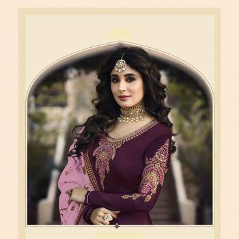 Fasdhion Kreza Women's Embroidered Salwar Suit With Dupatta 2