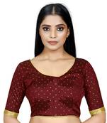Maroon Color Art Silk ReadymaDE Saree Blouse