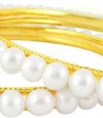 White pearl bangles-and-bracelets