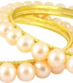 Pink pearl bangles-and-bracelets