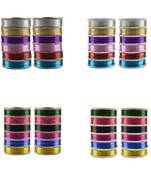 Multi Stone Stud Brass Bangle