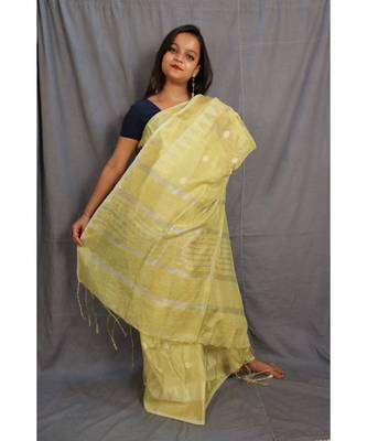 red bengal handloom hand woven saree with blouse 1