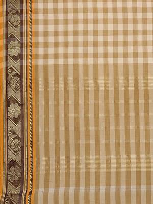 Multicolor pure cotton woven  saree 5