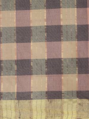 Multicolor pure cotton woven  saree 4