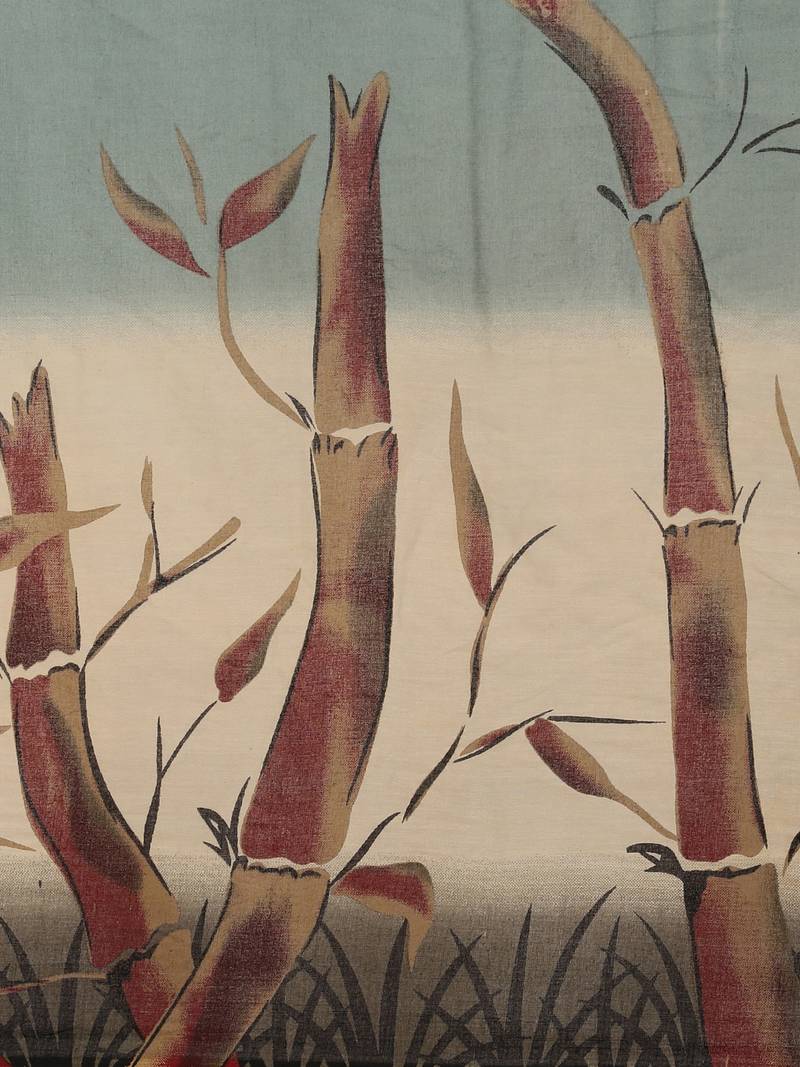 Green pure cotton printed  saree with  blouse