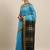 blue silk cotton woven  saree with  blouse