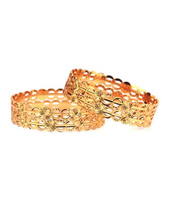 Gold Plated Bangle Set of 4 2