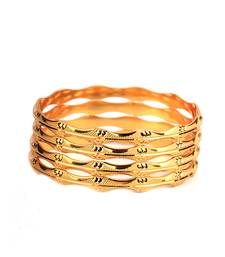 Gold Plated Bangle Set of 4